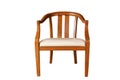 Isolated Classic Wood Armchair