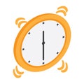 Isolated clock icon