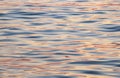 Isolated close-up of ripples on the surface of sea Royalty Free Stock Photo