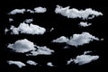 Isolated clouds Royalty Free Stock Photo