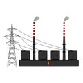 Isolated coal power plant