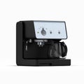 Isolated coffe maker on a white background.3D illustration