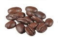 Isolated Coffee Beans Royalty Free Stock Photo