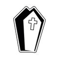 Isolated coffin icon