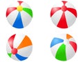 Color beach balls icon