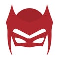 Isolated colored abstract flat superhero mask Vector