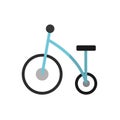 Isolated colored baby bicycle toy icon Vector