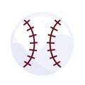 Isolated colored baseball ball icon Vector