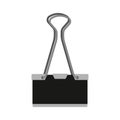 Isolated colored clip office supply icon Vector