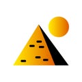 Isolated colored egypt pyramid icon Vector Royalty Free Stock Photo