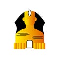Isolated colored egypt sphynx icon Vector Royalty Free Stock Photo