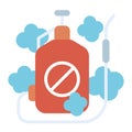 Isolated colored pesticide spray can garden icon Vector