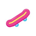 Isolated colored skateboard icon Vector Royalty Free Stock Photo