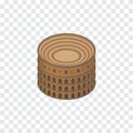 Isolated Colosseum Isometric. Coliseum Vector Element Can Be Used For Colosseum, Rome, Coliseum Design Concept.