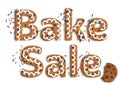 Isolated Cookie Art Bake Sale Graphic Royalty Free Stock Photo