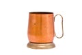 Isolated copper mug souvenir