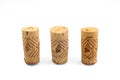 Isolated corks Royalty Free Stock Photo