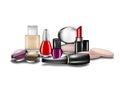 Isolated Cosmetics Royalty Free Stock Photo