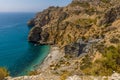 An isolated cove on the Costa Tropical, Spain