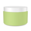 Isolated cream pot design template - design element for cosmetics