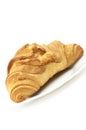 Isolated croissant Royalty Free Stock Photo