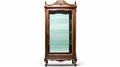 Isolated Curio Cabinet In High Quality Resolution