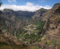 Isolated Curral das Freiras village, Madeira