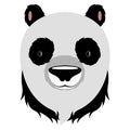 Isolated cute panda avatar