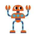 Isolated cute robot toy icon cartoon Vector Royalty Free Stock Photo