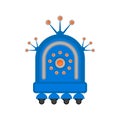 Isolated cute robot toy Royalty Free Stock Photo