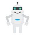 Isolated cute robot toy Royalty Free Stock Photo