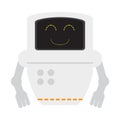 Isolated cute robot toy Royalty Free Stock Photo