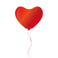 Isolated cute and romantic balloon