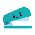 Isolated cute stapler office icon Vector