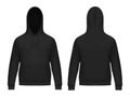 Isolated 3d men hoody or realistic man hoodie