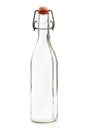 Isolated decagonal bottle with swing top - Image Royalty Free Stock Photo