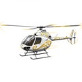 Isolated Detailed White and Gold Helicopter Artwork Against White Background Royalty Free Stock Photo