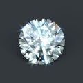 Diamond brilliant cut isolated