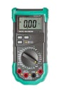 Isolated digital multimeter top view Royalty Free Stock Photo