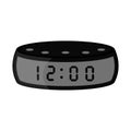 Isolated digital wristwatch icon