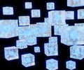Isolated Distributed ledger technology or DLT Royalty Free Stock Photo