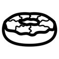 Isolated donut icon