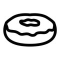Isolated donut icon