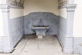 Isolated drinking fountain in an old building Porto Santo,Portugal