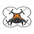 Isolated drone toy icon