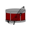Isolated drum image