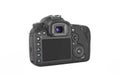 Isolated DSLR professional photo camera body