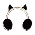 Isolated earmuffs icon