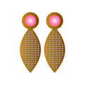 Isolated earrings image Royalty Free Stock Photo