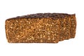 Isolated ecological five grains brown bread